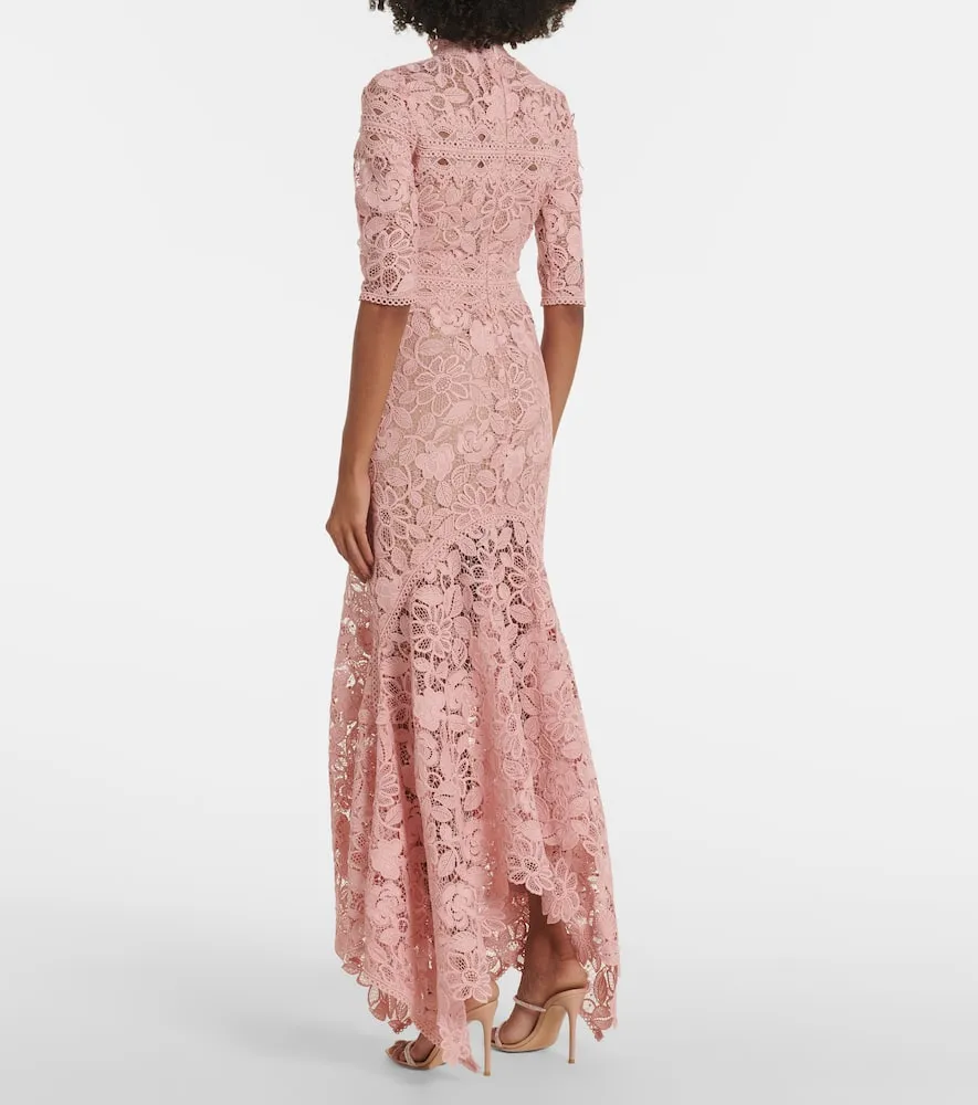 Costarellos Floral lace gown
