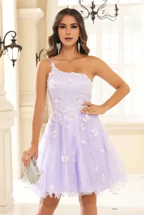 Elegant Evening Dress Spaghetti Straps Ruffles A-Line Prom Dresses Glitter Tulle Mini Dress