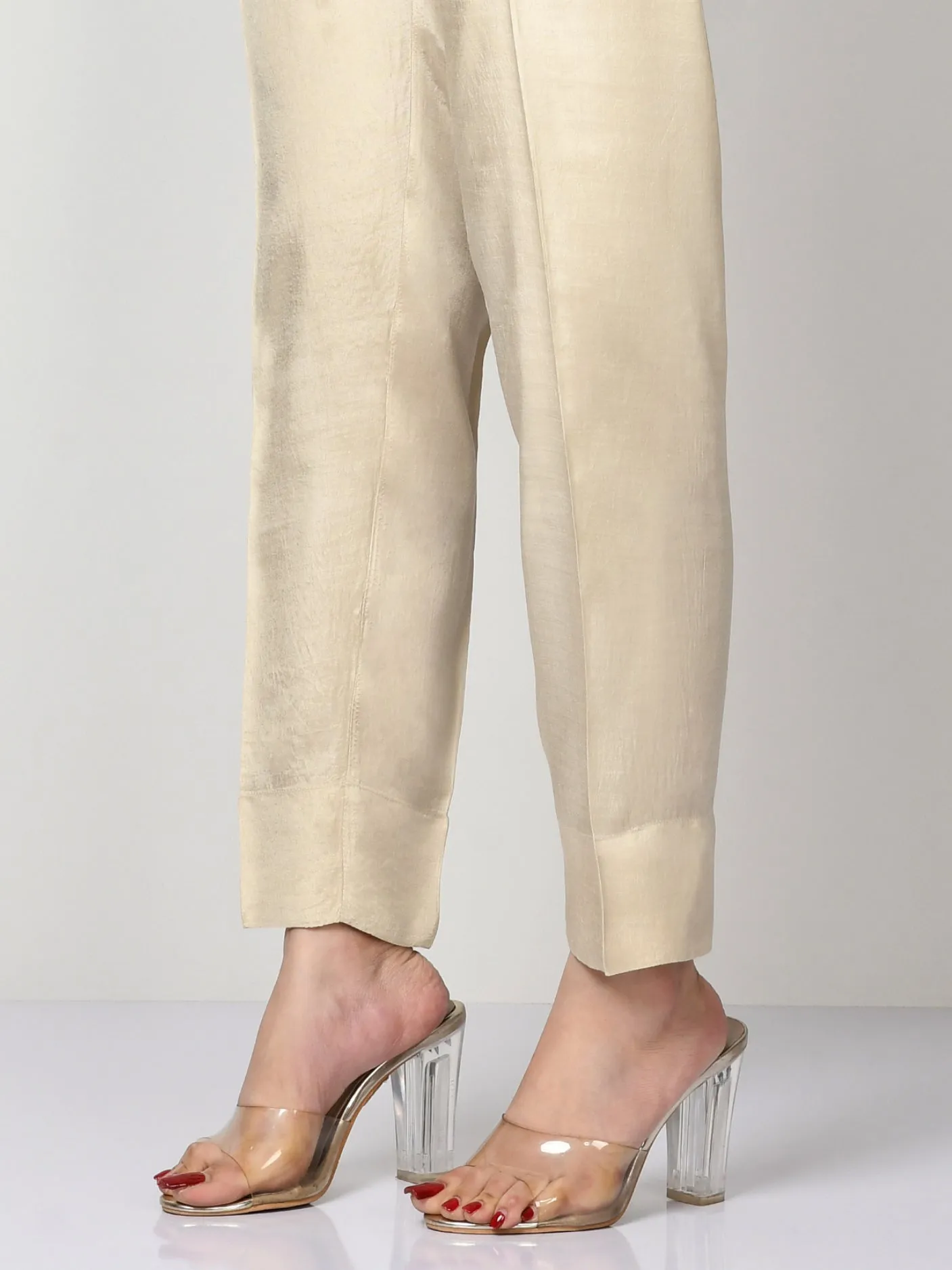 Raw Silk Trousers