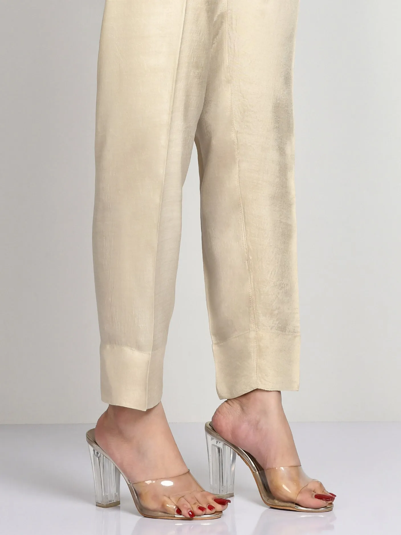 Raw Silk Trousers