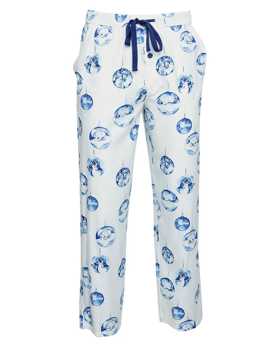 Riley Mens Bauble Print Pyjama Bottoms