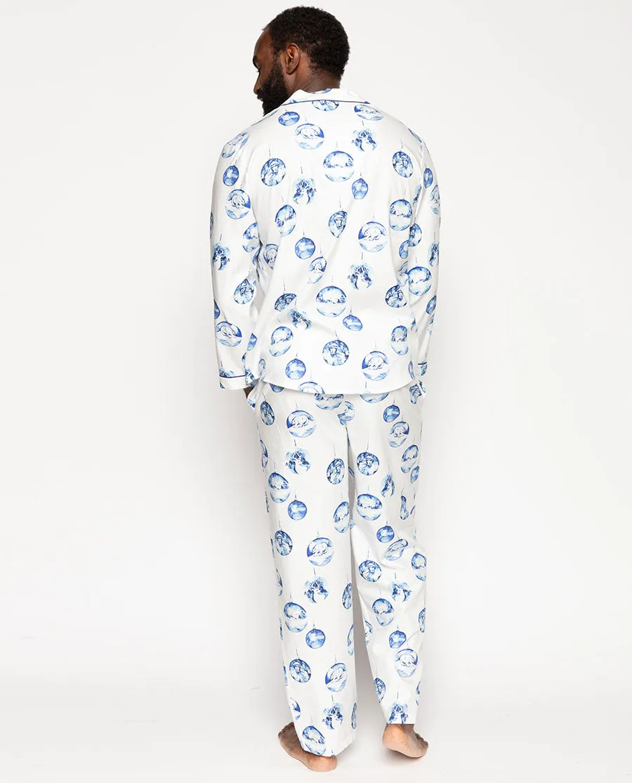 Riley Mens Bauble Print Pyjama Bottoms