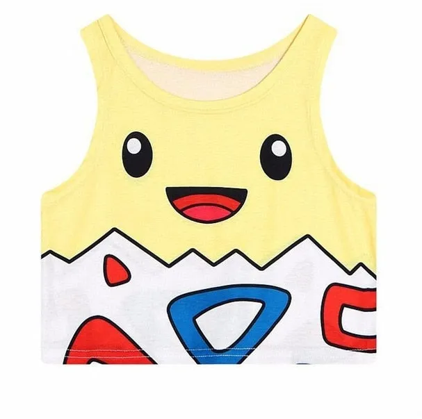 Sailor Moon Crystal Crop Tops Vest Tank Tops Shirt