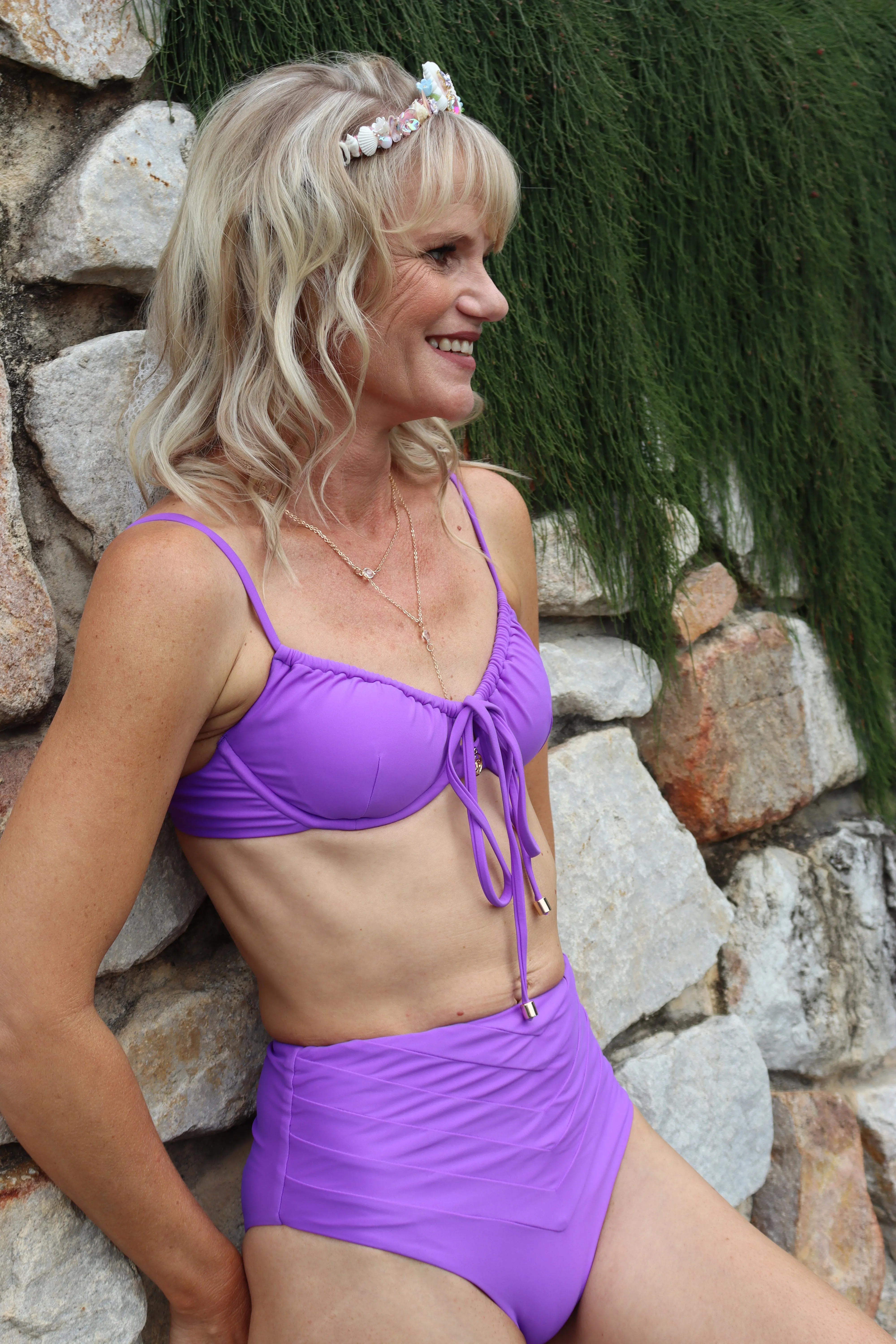 TULA BOTTOMS - MID CUT - Purple